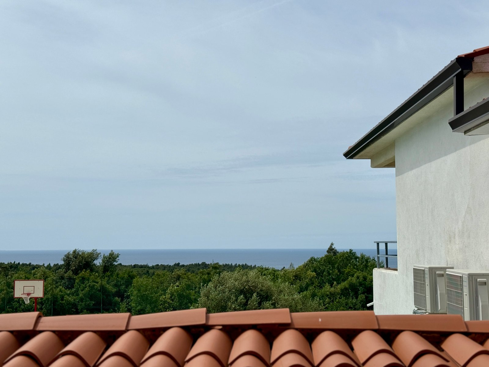 Pohled na istrijské pláže